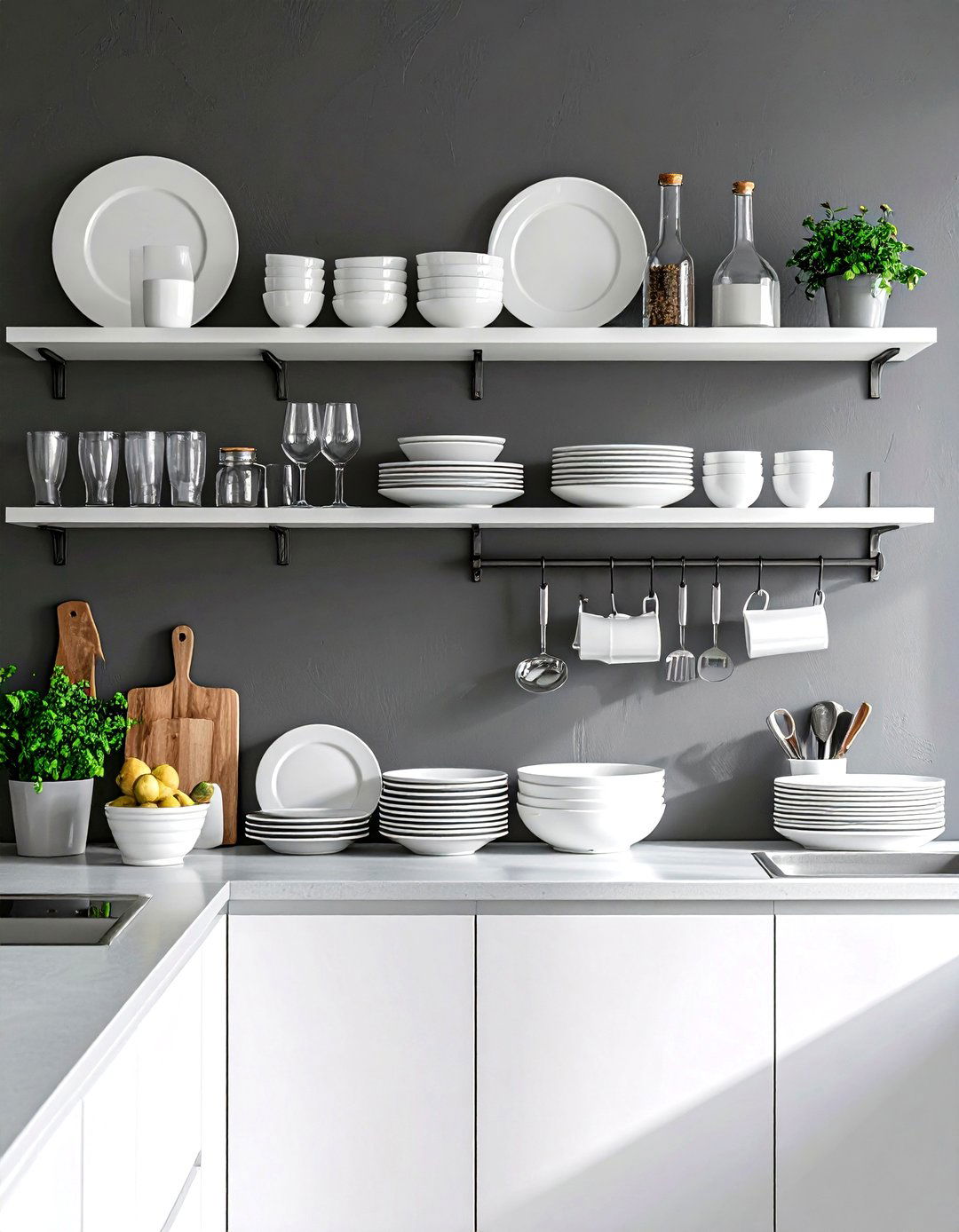 A Kitchen with Open Shelving - 30 kitchen design pictures ideas
