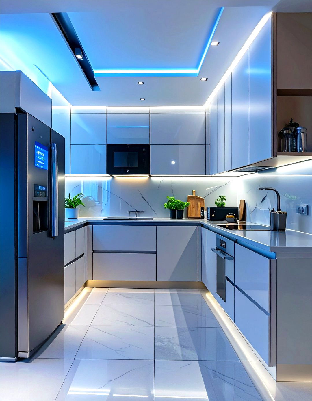 A Kitchen with Smart Technology Integration - 30 kitchen and bath design ideas