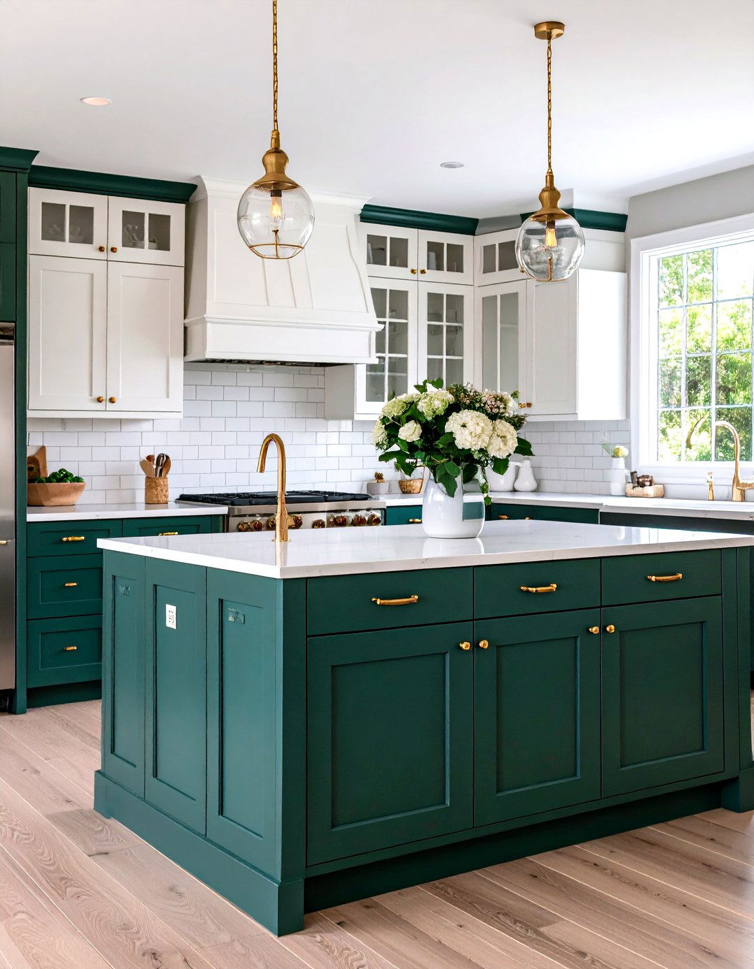 A Kitchen with Two Tone Cabinets - 30 design a kitchen ideas