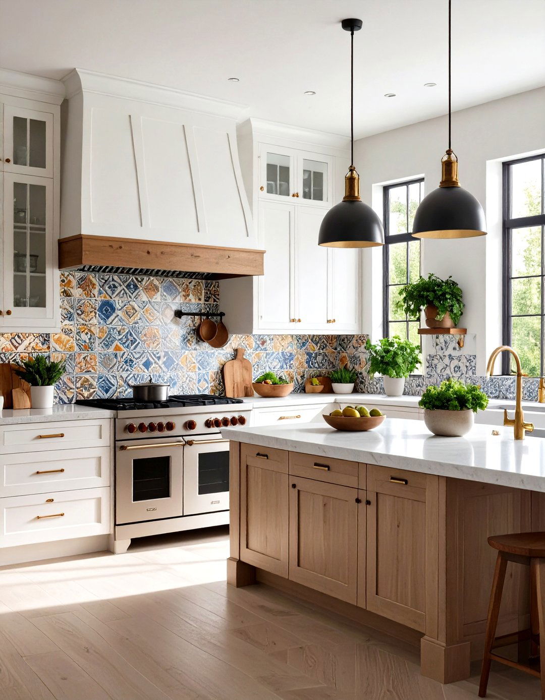 A Kitchen with a Statement Backsplash - 30 kitchen design pictures ideas