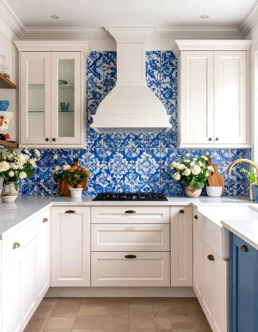 A Kitchen with a Statement Backsplash - 30 kitchen designs photo gallery