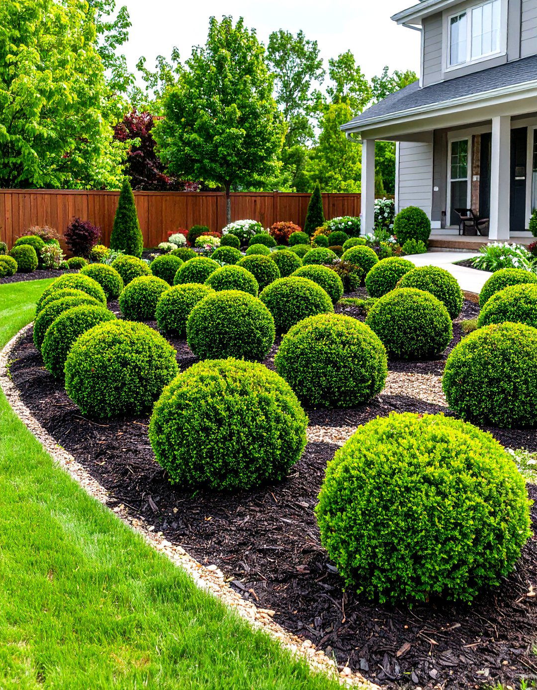 A Knot Garden for Intricate Patterns - 30 landscape ideas for front of house