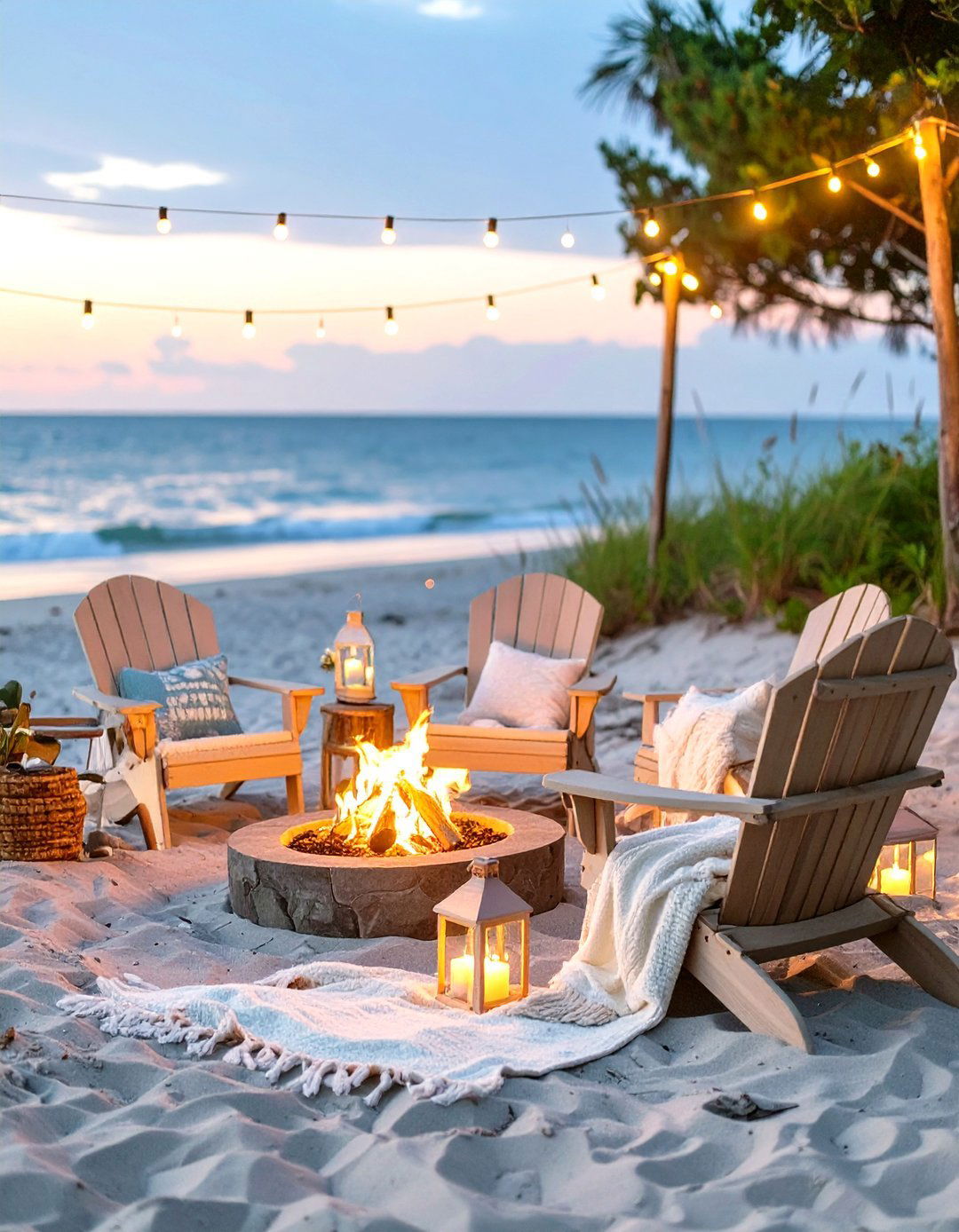 A Lakeside or Beach Bonfire Shower - 30 outdoor baby shower ideas