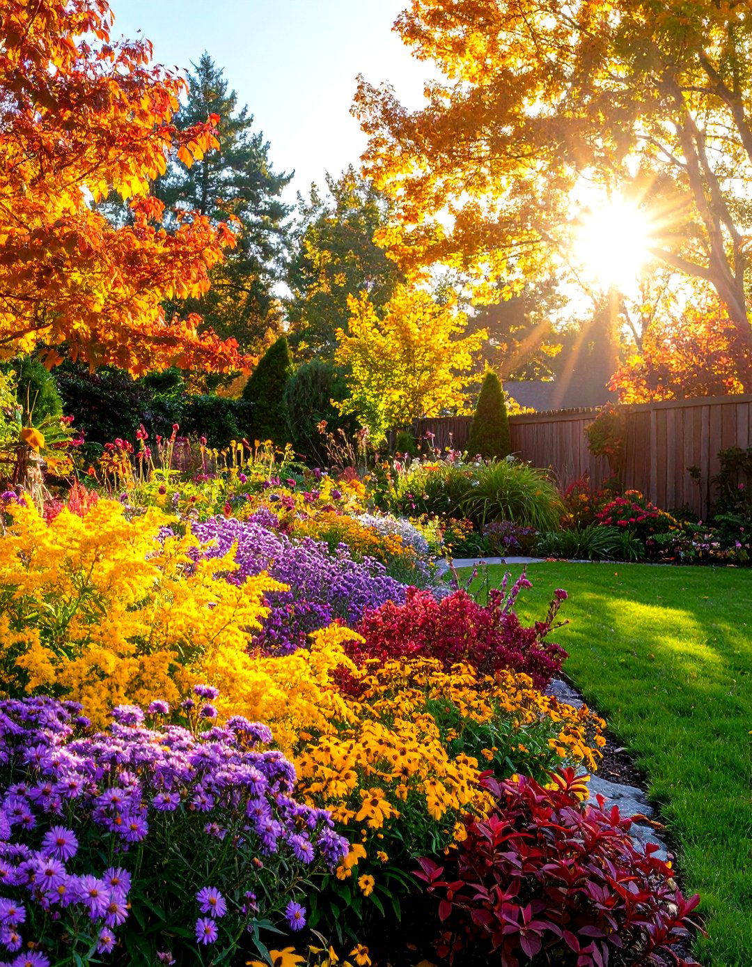 A Late Season Perennial Garden - 30 perennial garden ideas