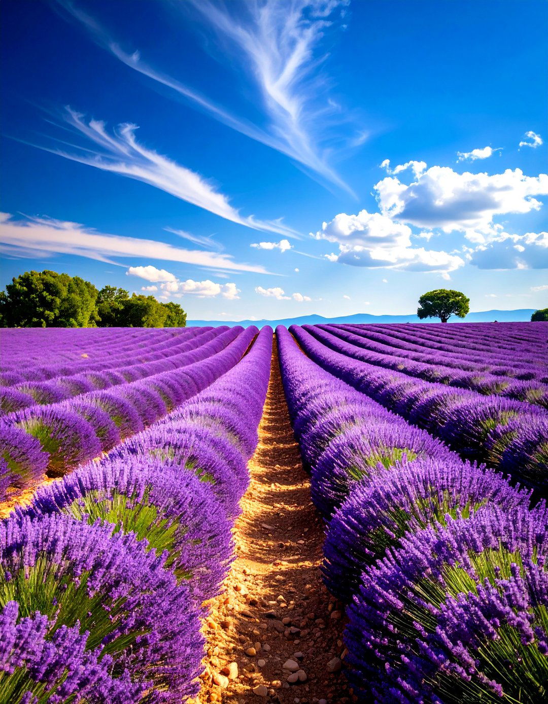 A Lavender Field in Provence - 30 landscape painting ideas