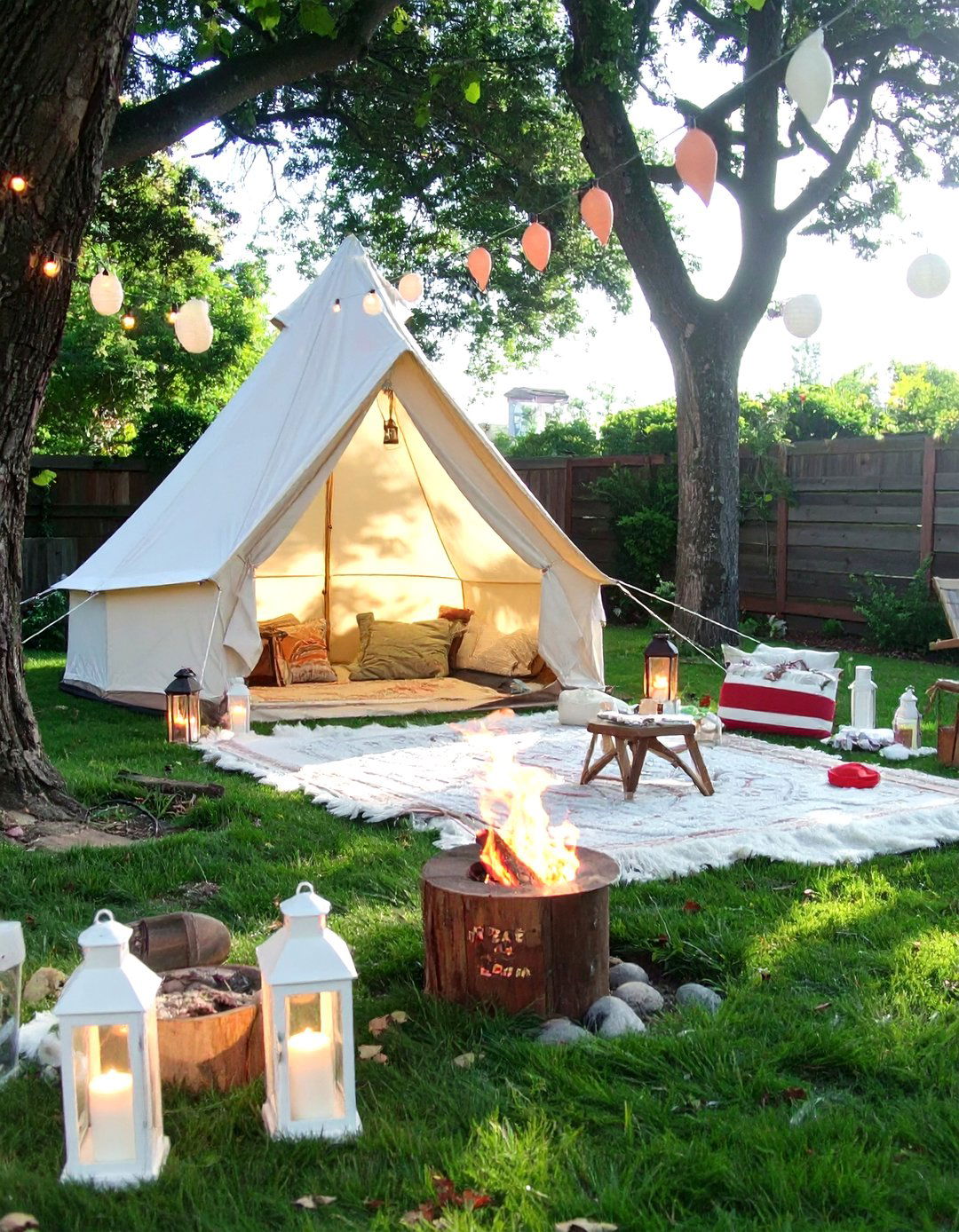 A Let the Adventure Begin Camping Theme - 30 outdoor baby shower ideas