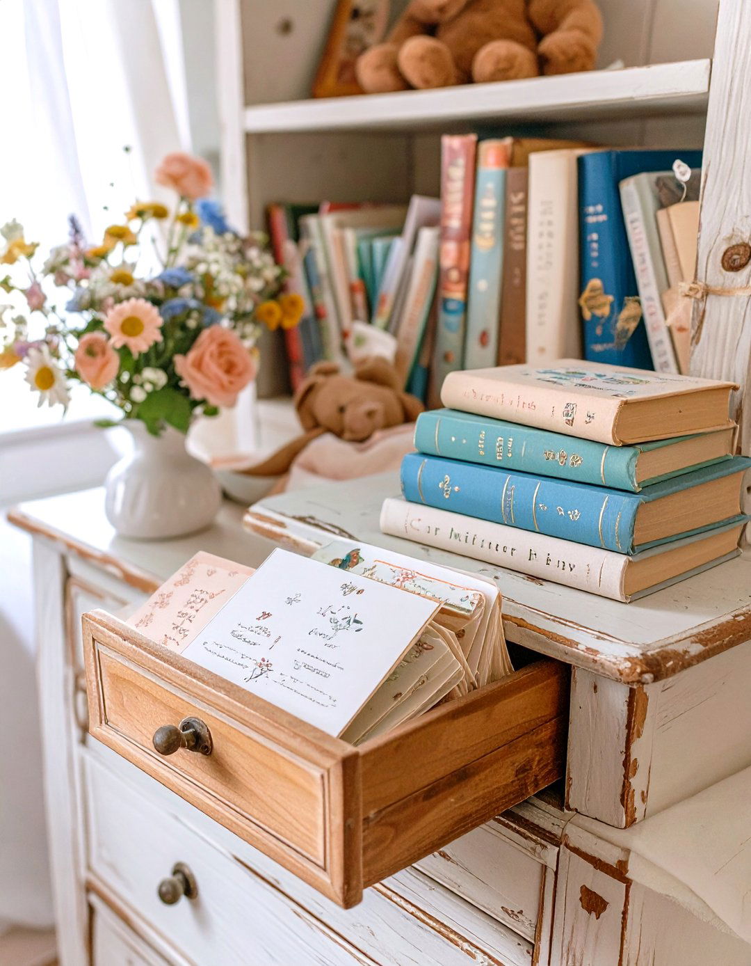 A Library Card Guest Book Station - 30 small baby shower ideas
