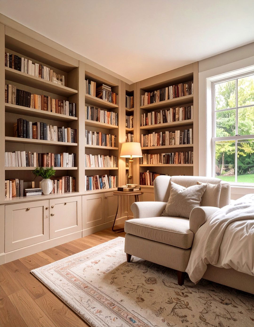 A Library Inspired Cottage Bedroom - 30 cottage bedroom ideas
