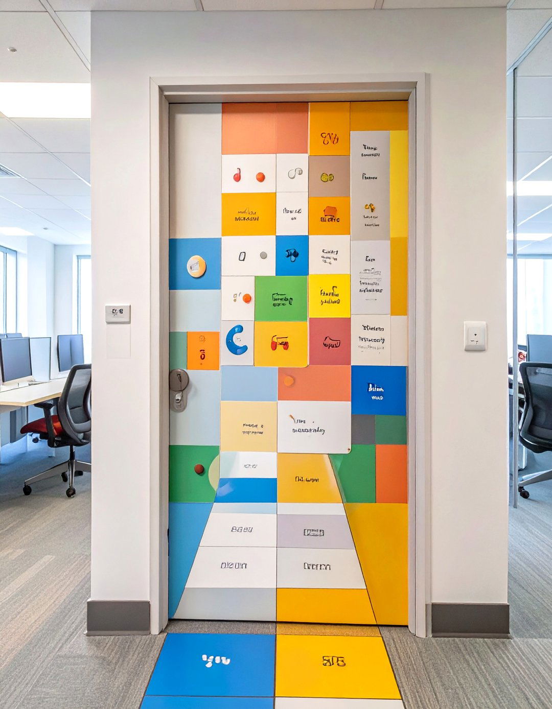A Life Sized Board Game - 30 office funny  door decorating contest ideas