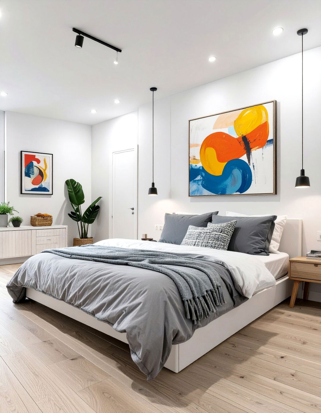 A Light and Airy Scandinavian Basement Bedroom - 30 basement bedroom ideas
