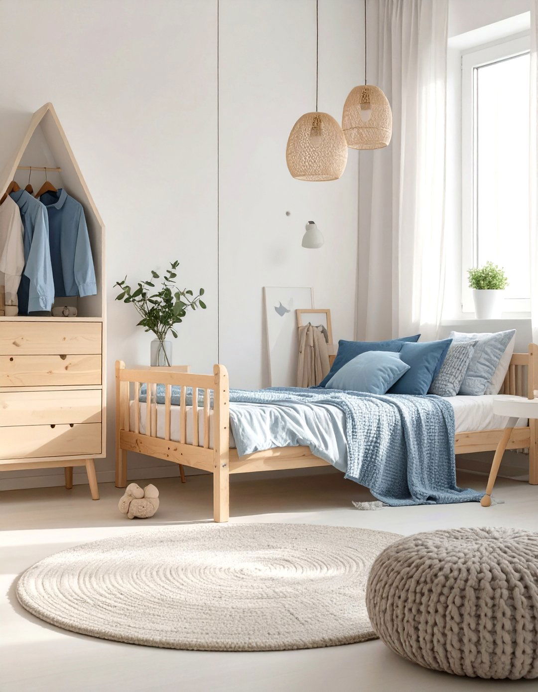 A Light and Airy Scandinavian Bedroom - 30 boys bedroom paint ideas