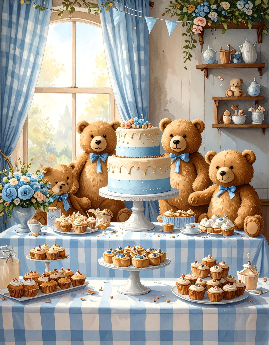 A Little Bear Baby Shower - 30 baby boy shower ideas