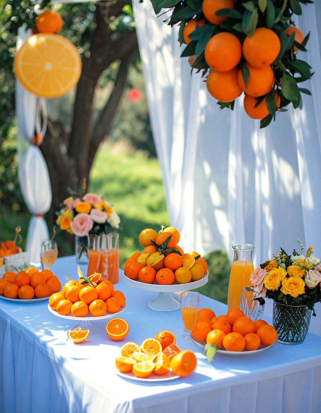 A Little Cutie Citrus Celebration - 30 outdoor baby shower ideas