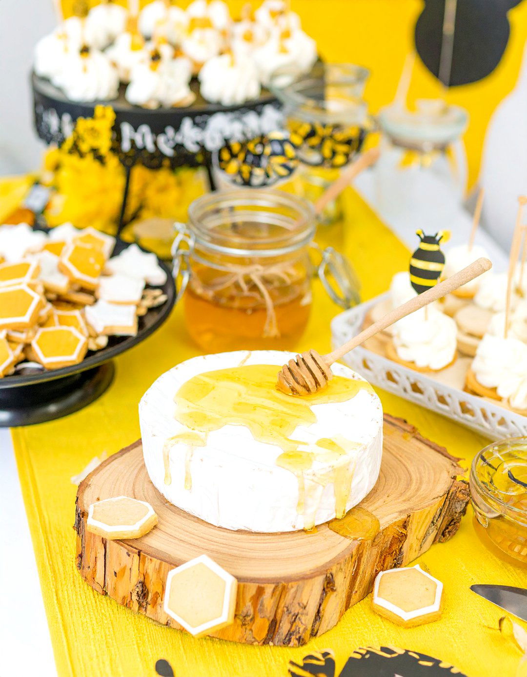 A Little Honey Bee is on the Way - 30 baby shower food ideas girl