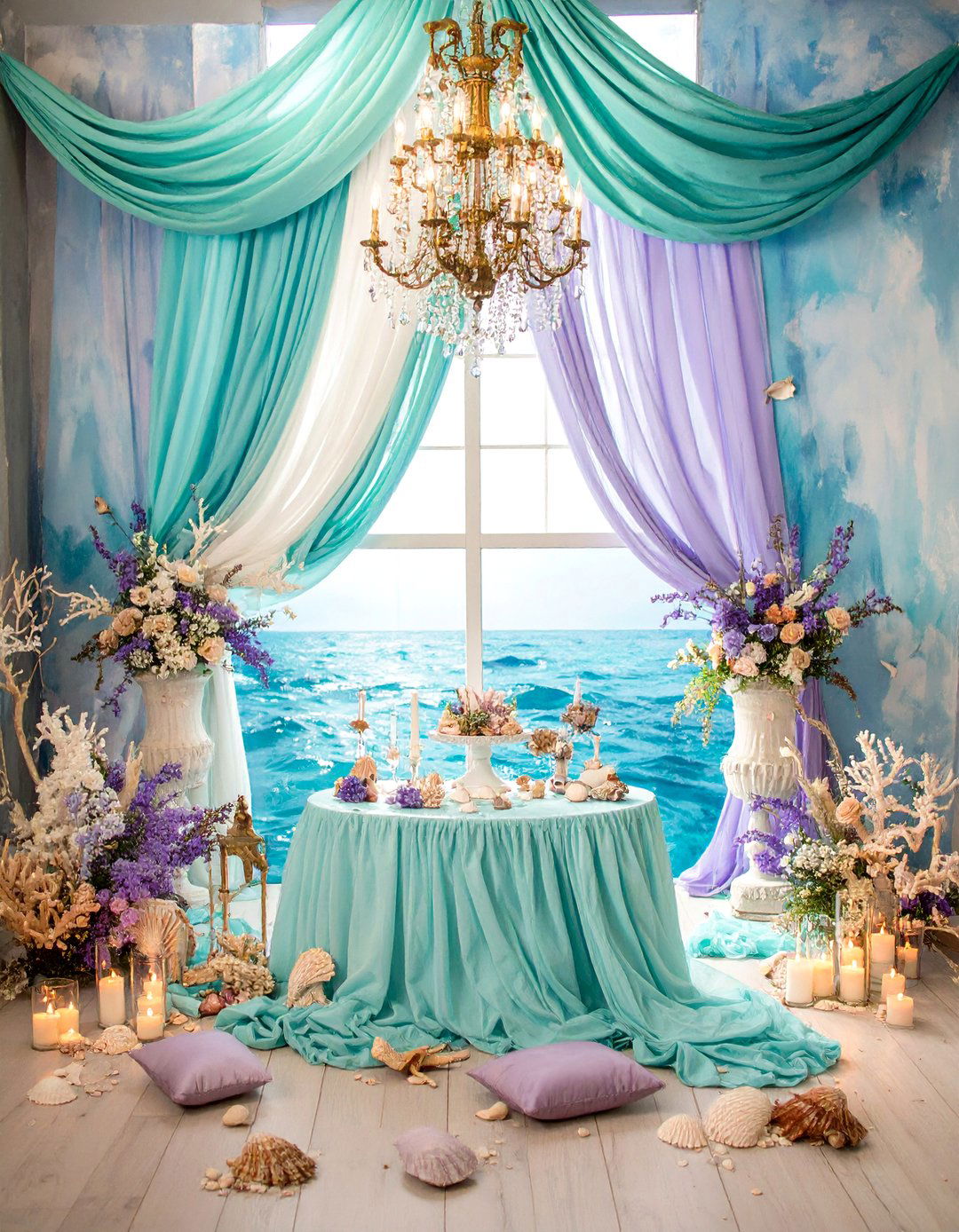 A Little Mermaid Under the Sea Adventure - 30 baby girl baby shower ideas