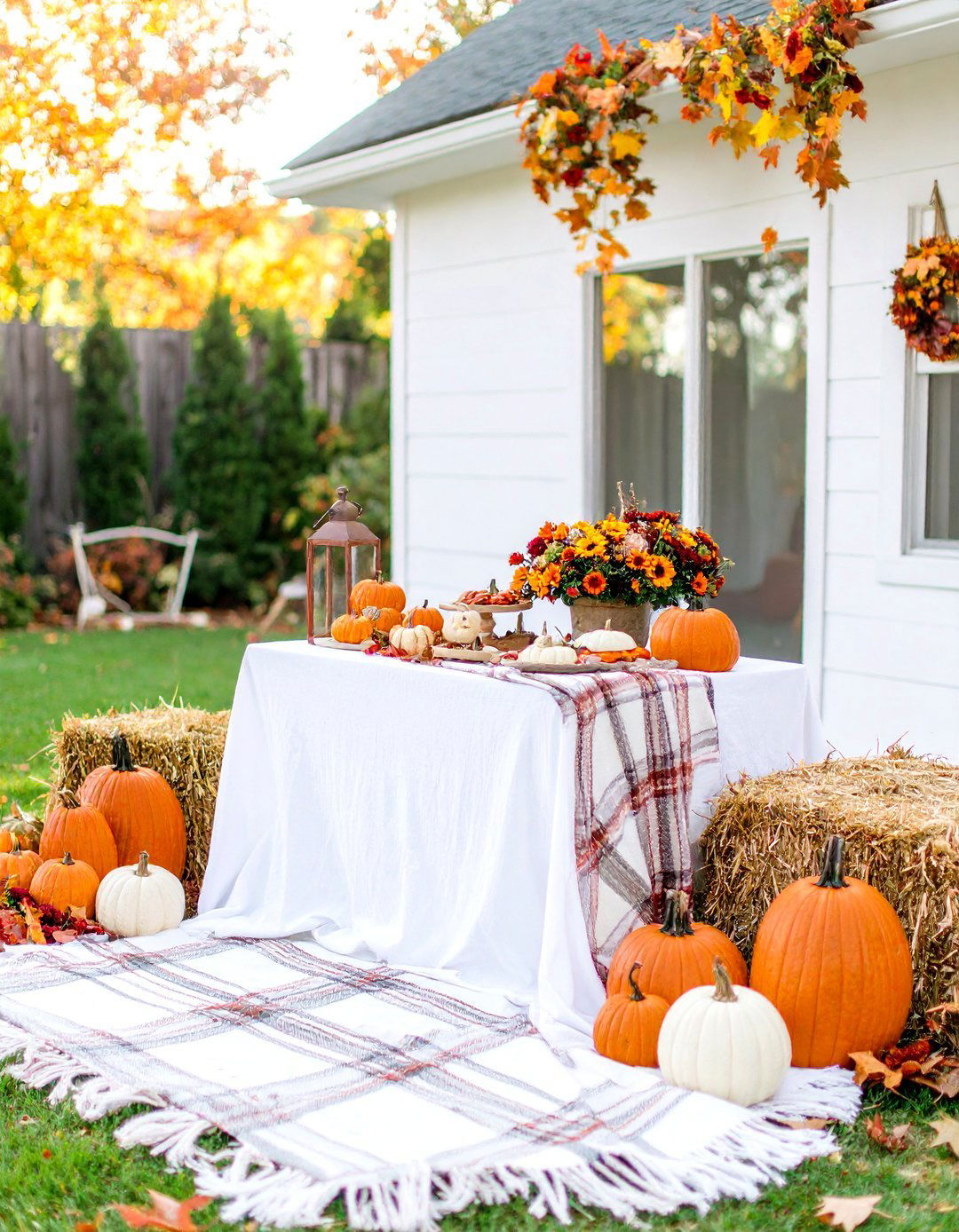 A Little Pumpkin Autumn Harvest - 30 outdoor baby shower ideas