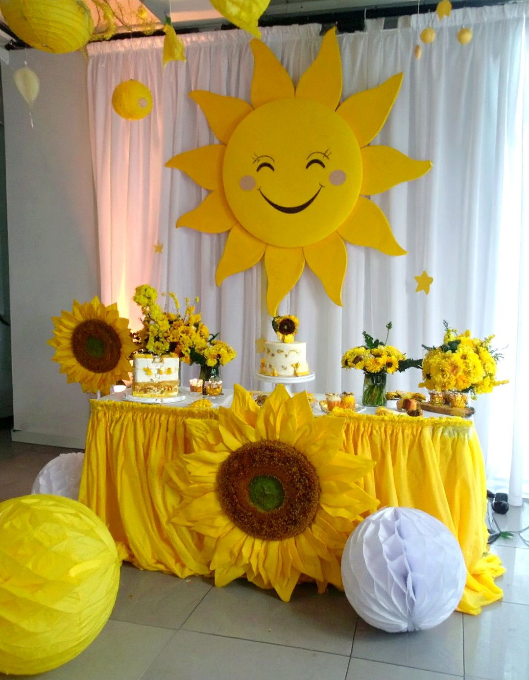 A Little Ray of Sunshine Shower - 30 girl baby shower ideas