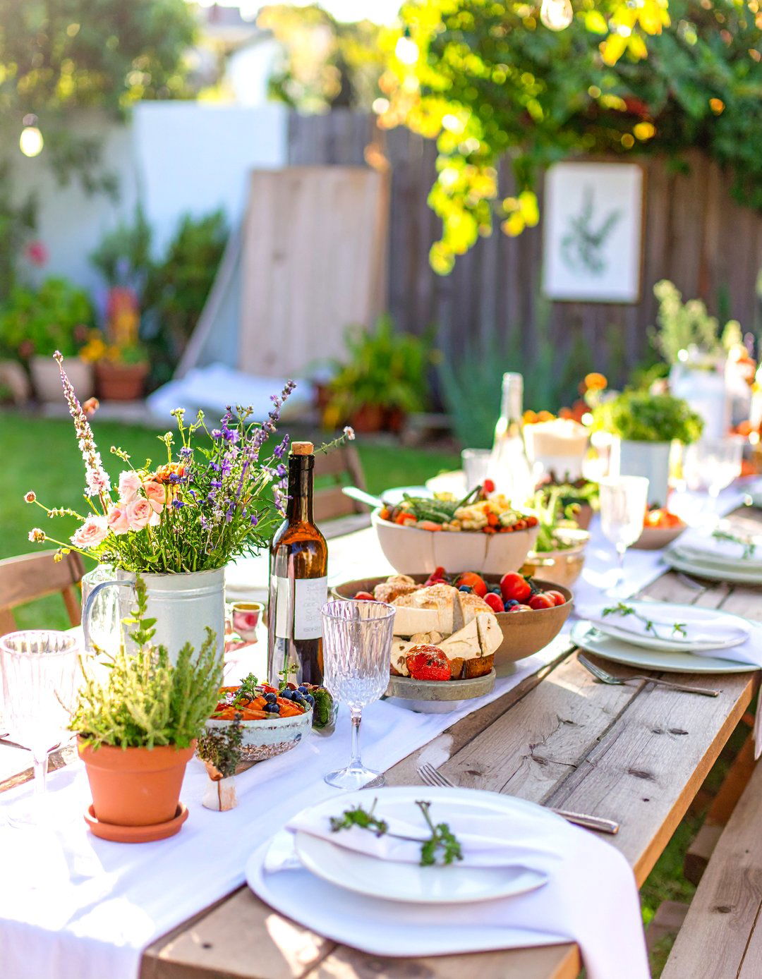A Little Sprout Garden Party Brunch - 30 baby shower brunch ideas