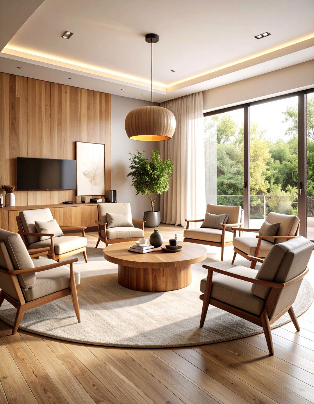 A Living Room for Conversation - 30 living room set up ideas