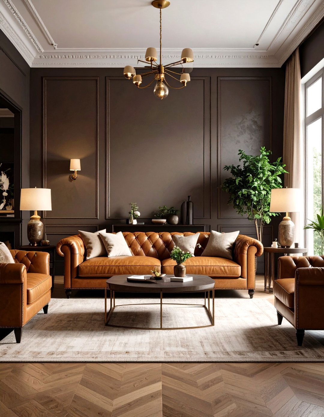 30 Leather Couch Living Room Ideas for Timeless Style - We Love Home Blog
