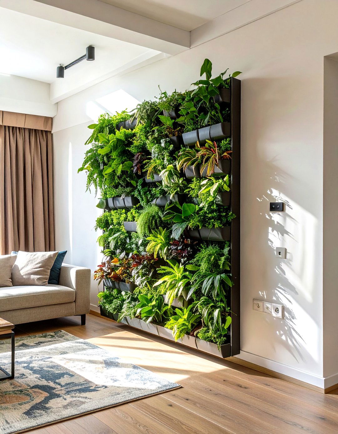 A Living Wall of Greenery - 30 ideas for wall decor