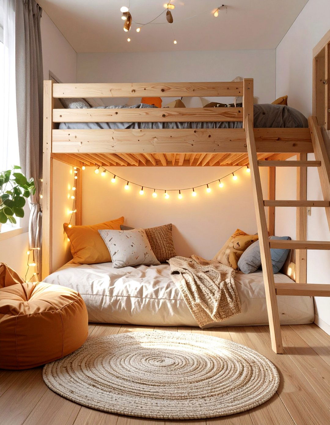 A Loft Bed Game Room - 30 kids game room ideas