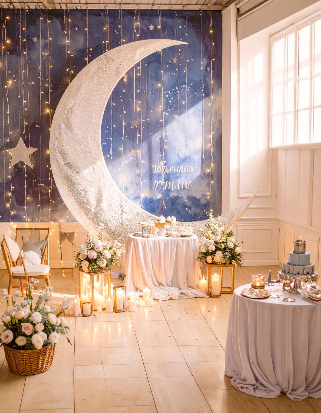 A Love You to the Moon and Back Shower - 30 baby girl baby shower ideas