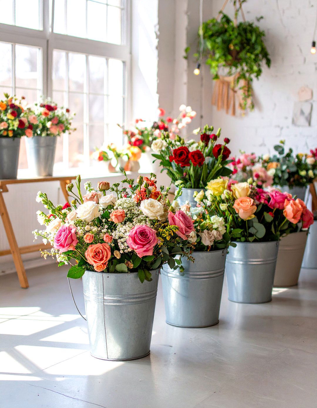 A Love in Bloom Floral Workshop Shower - 30 homemade bridal shower ideas