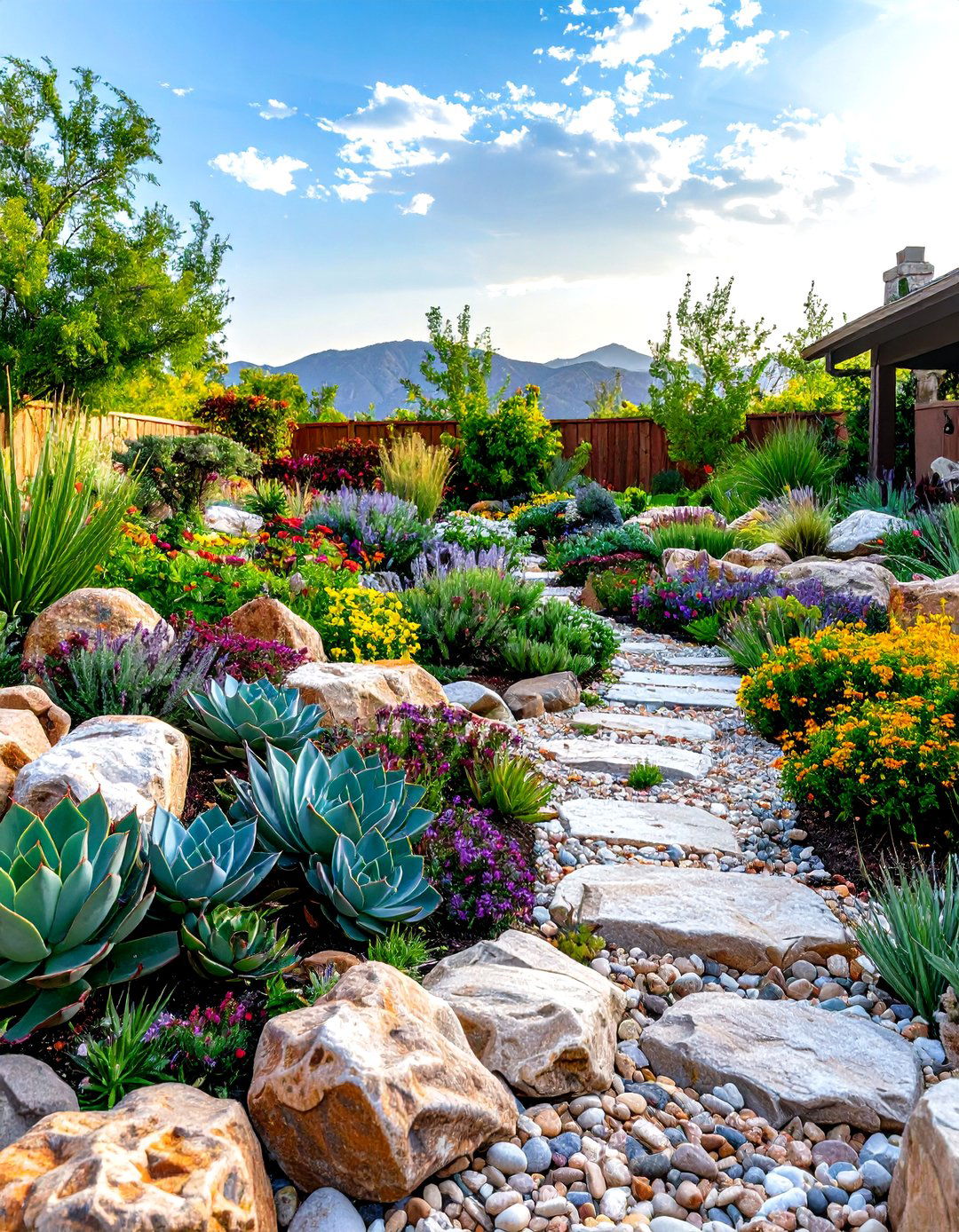 A Low Maintenance Rock Garden Backyard - 30 design my backyard ideas