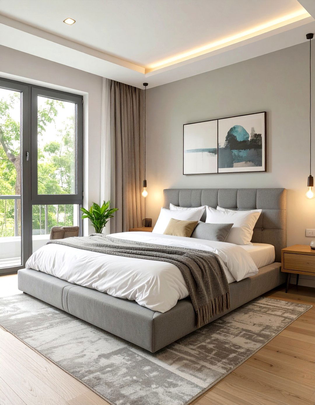 A Low Profile Bed Frame for Small Bedrooms - 30 small bedroom decor ideas