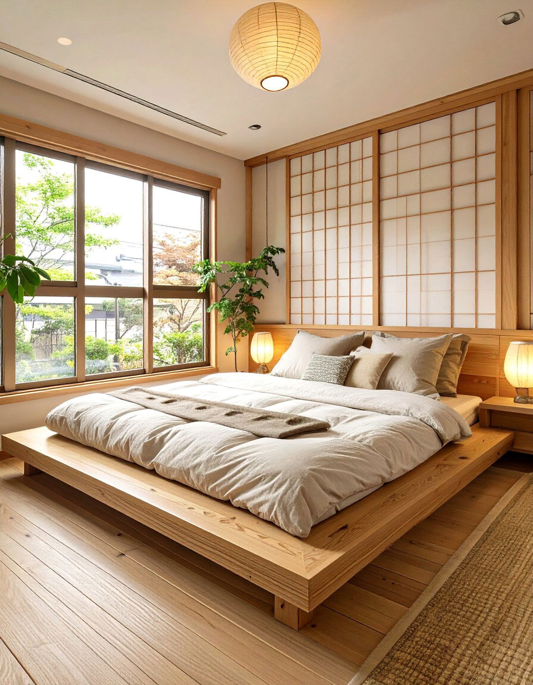 A Low Profile Bed Frame in a Small Bedroom - 30 small bedroom decorating ideas
