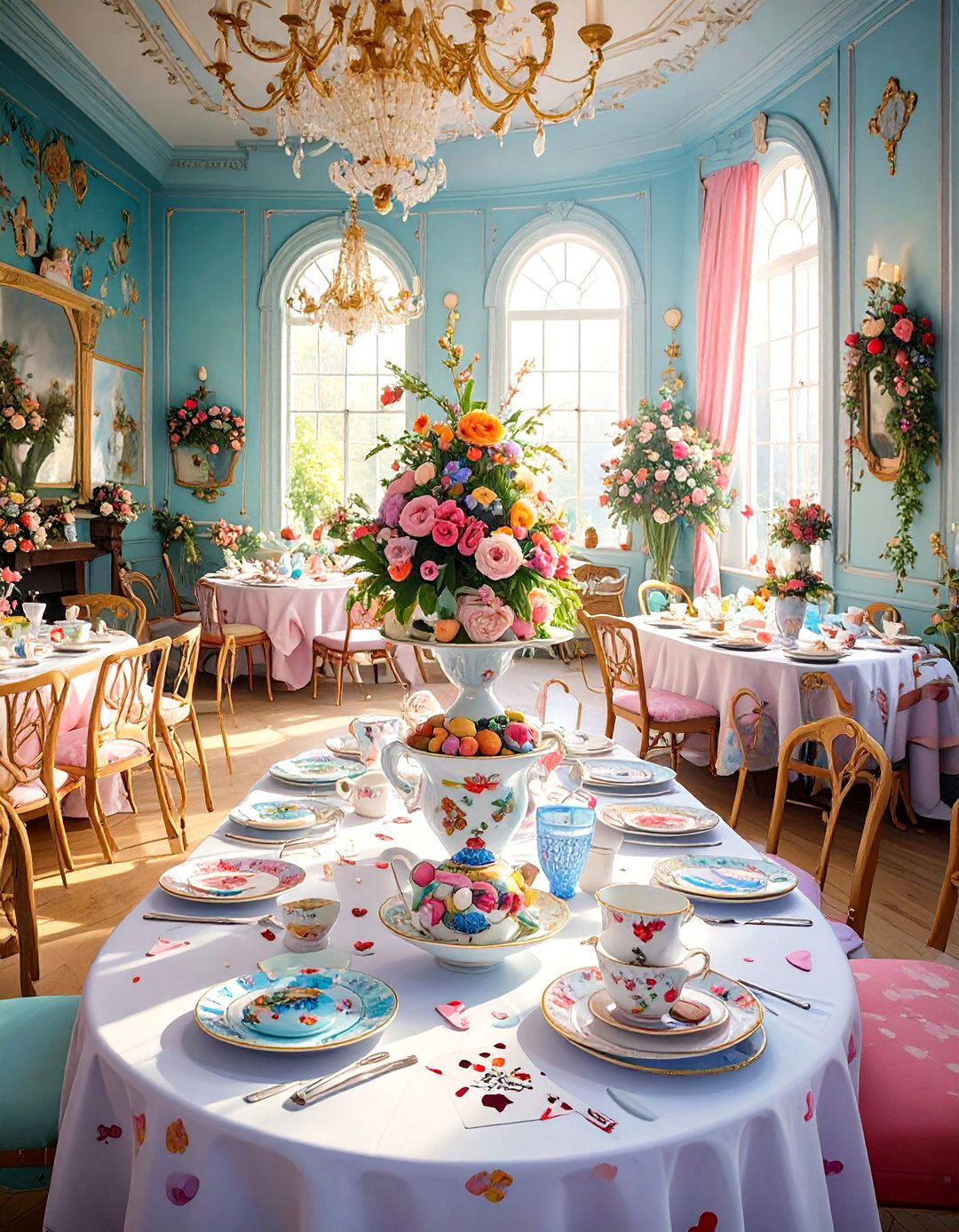 A Mad Hatters Tea Party - 30 office holiday party ideas