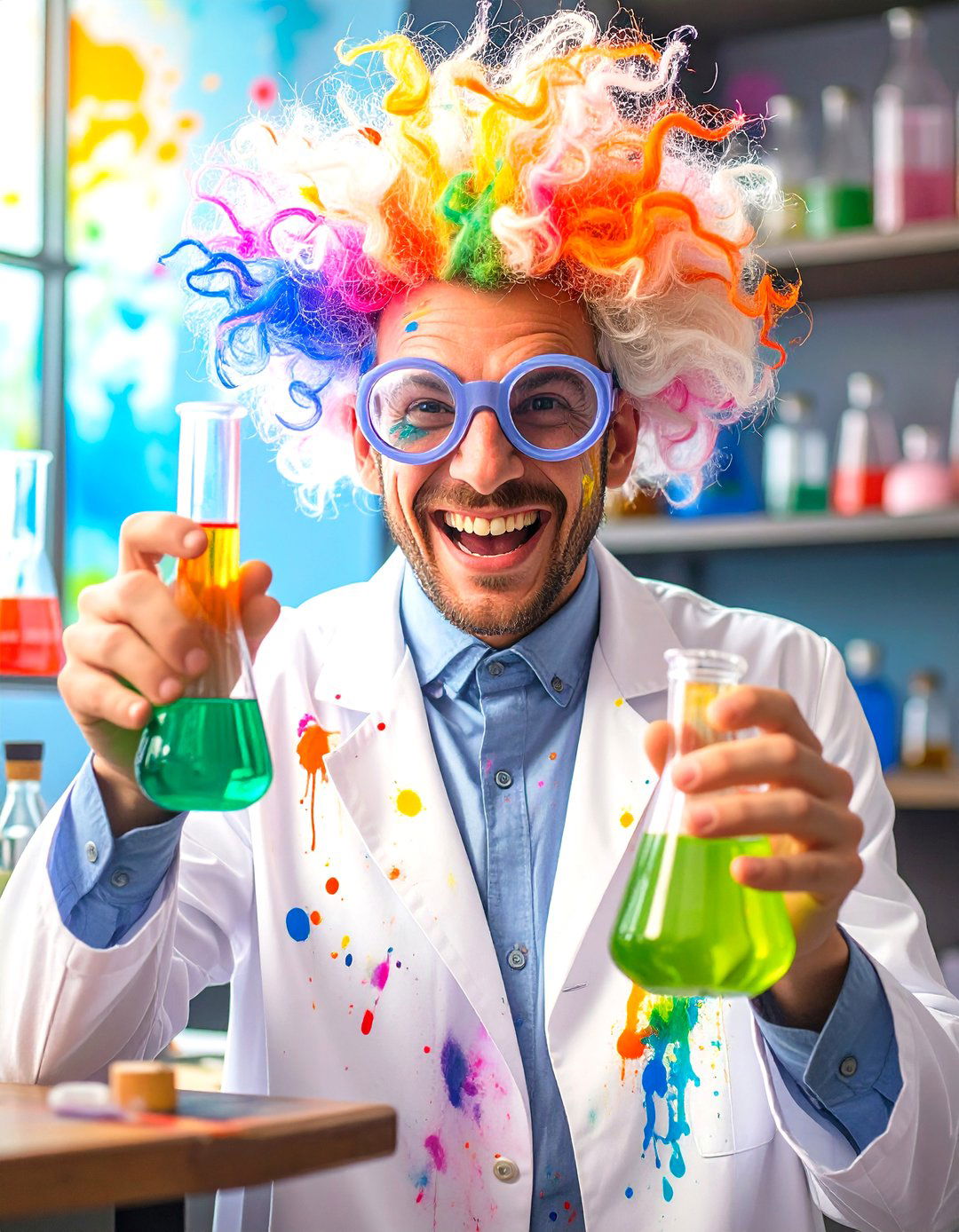 A Mad Scientist Costume - 30 office halloween costume ideas