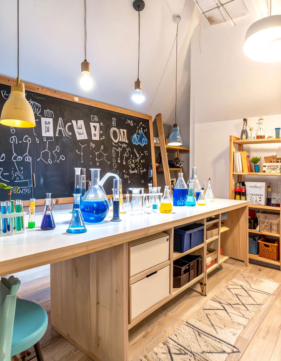A Mad Scientist Laboratory Playroom - 30 basement playroom ideas
