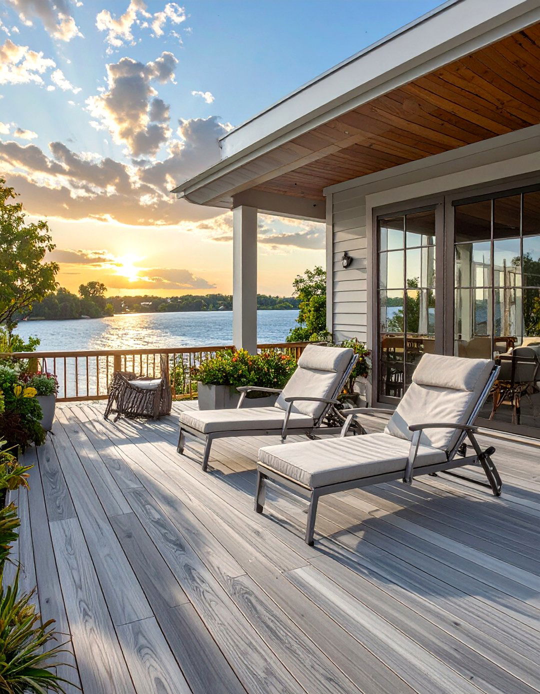 A Marine Grade Vinyl Deck Floor - 30 deck floor covering ideas