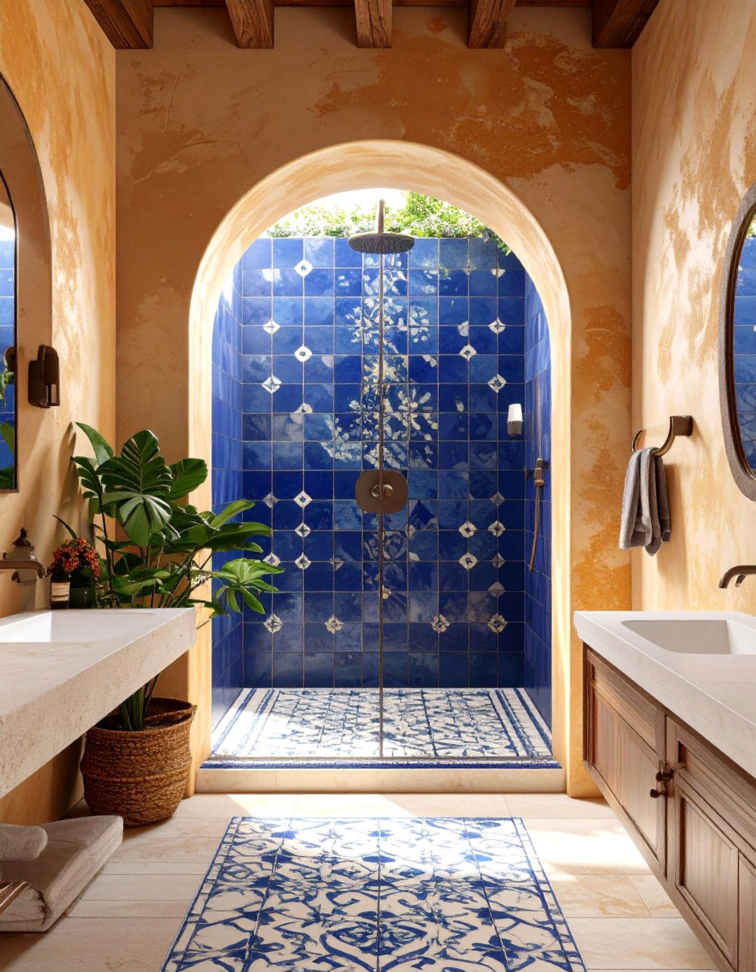 A Mediterranean Bathroom Escape - 30 luxury bathroom ideas