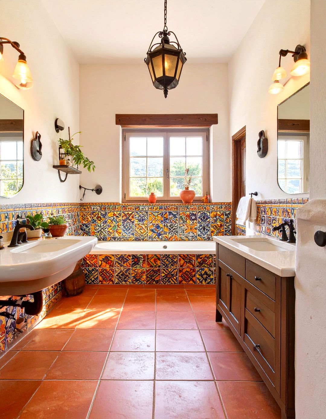 A Mediterranean Inspired Bathroom - 30 jack and jill bathroom ideas