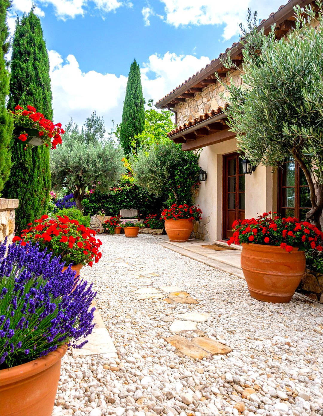 A Mediterranean Inspired Front Yard - 30 landscaping ideas for front yards