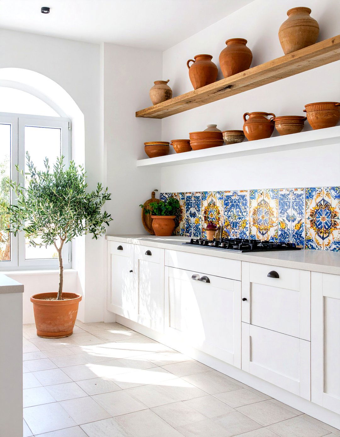 A Mediterranean Inspired Kitchen - 30 low cost simple kitchen designs