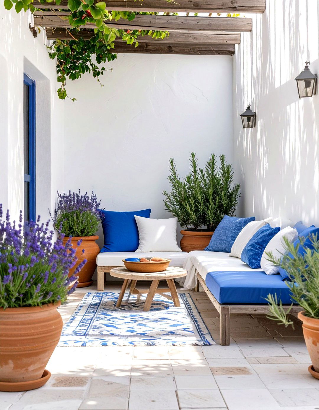 A Mediterranean Inspired Patio Escape - 30 cheap patio ideas