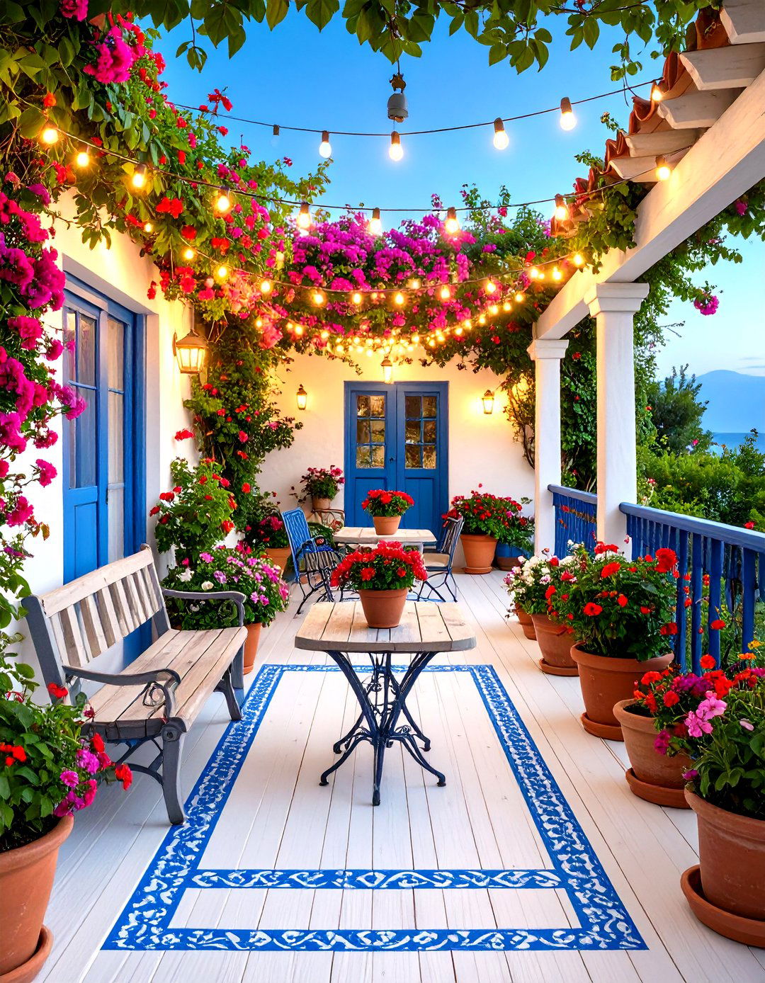 A Mediterranean Inspired Terrace - 30 diy patio ideas on a budget