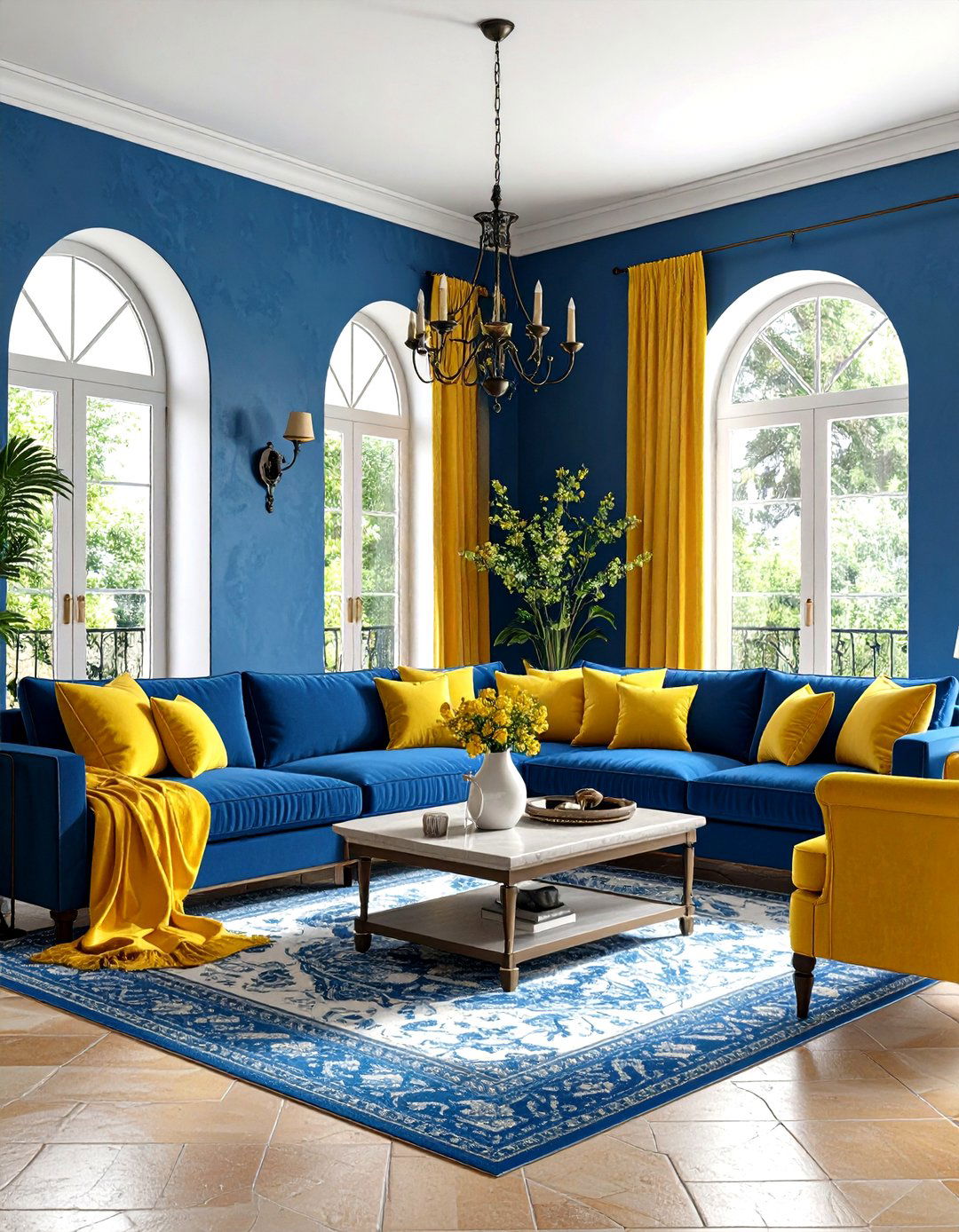 A Mediterranean Villa Family Room - 30 family room decor ideas