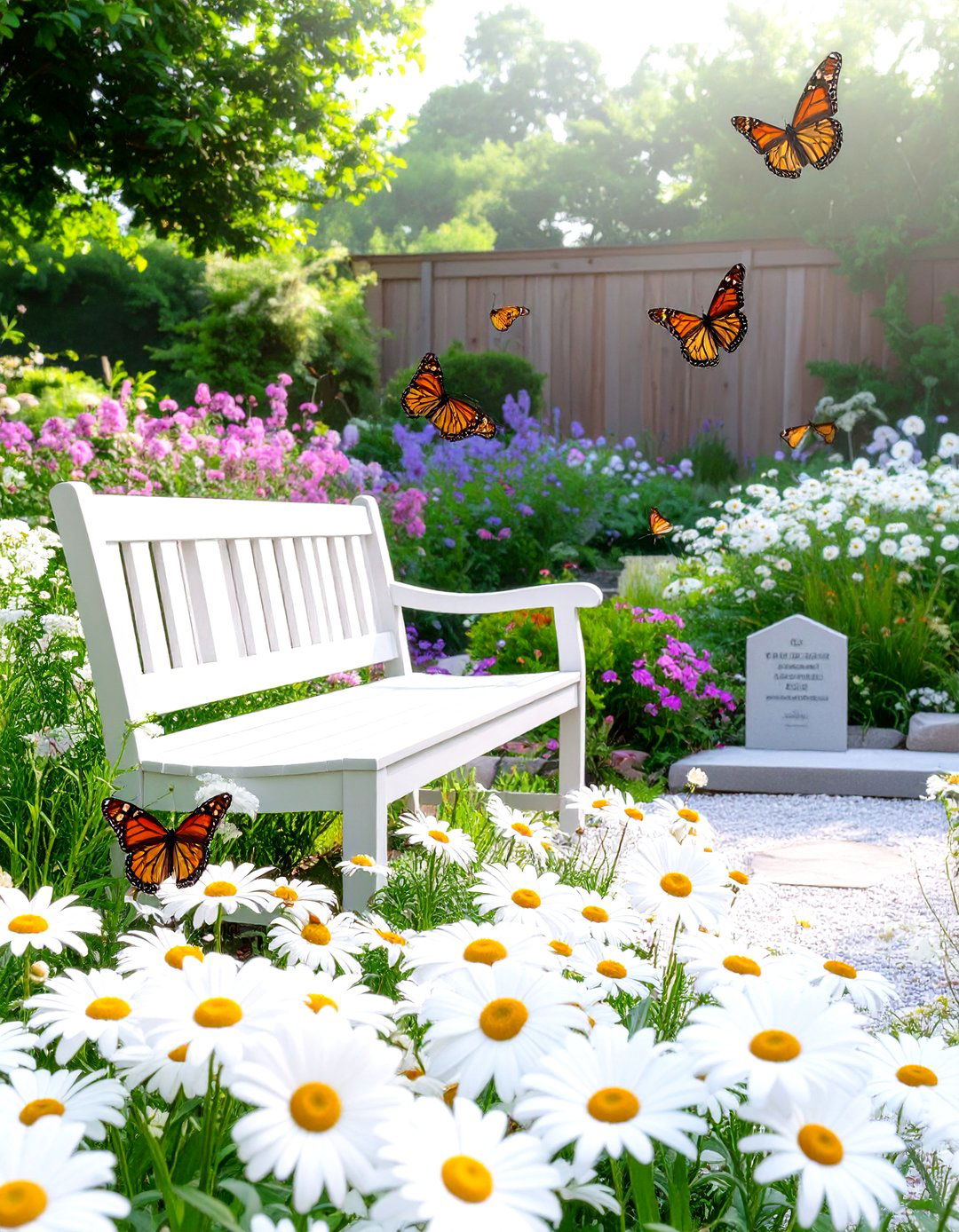 A Memorial Butterfly Garden of Remembrance - 30 butterfly garden ideas