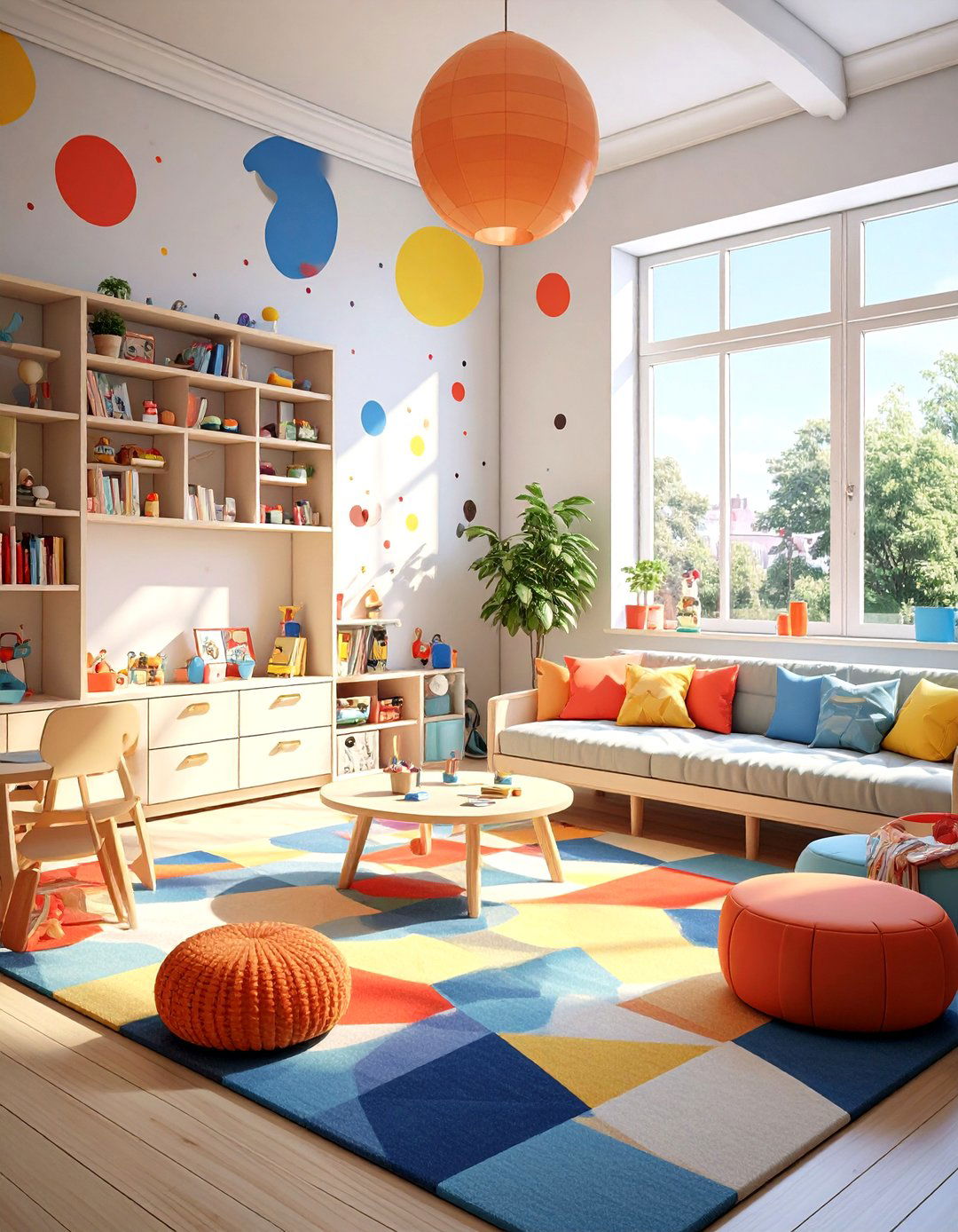 A Memphis Design Revival Playroom - 30 maximalism interior design ideas