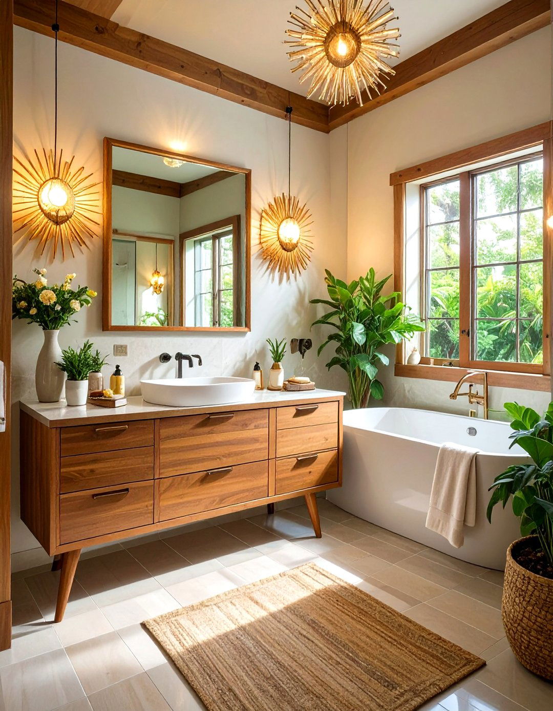 A Mid Century Modern Bathroom - 30 bathroom renovation ideas