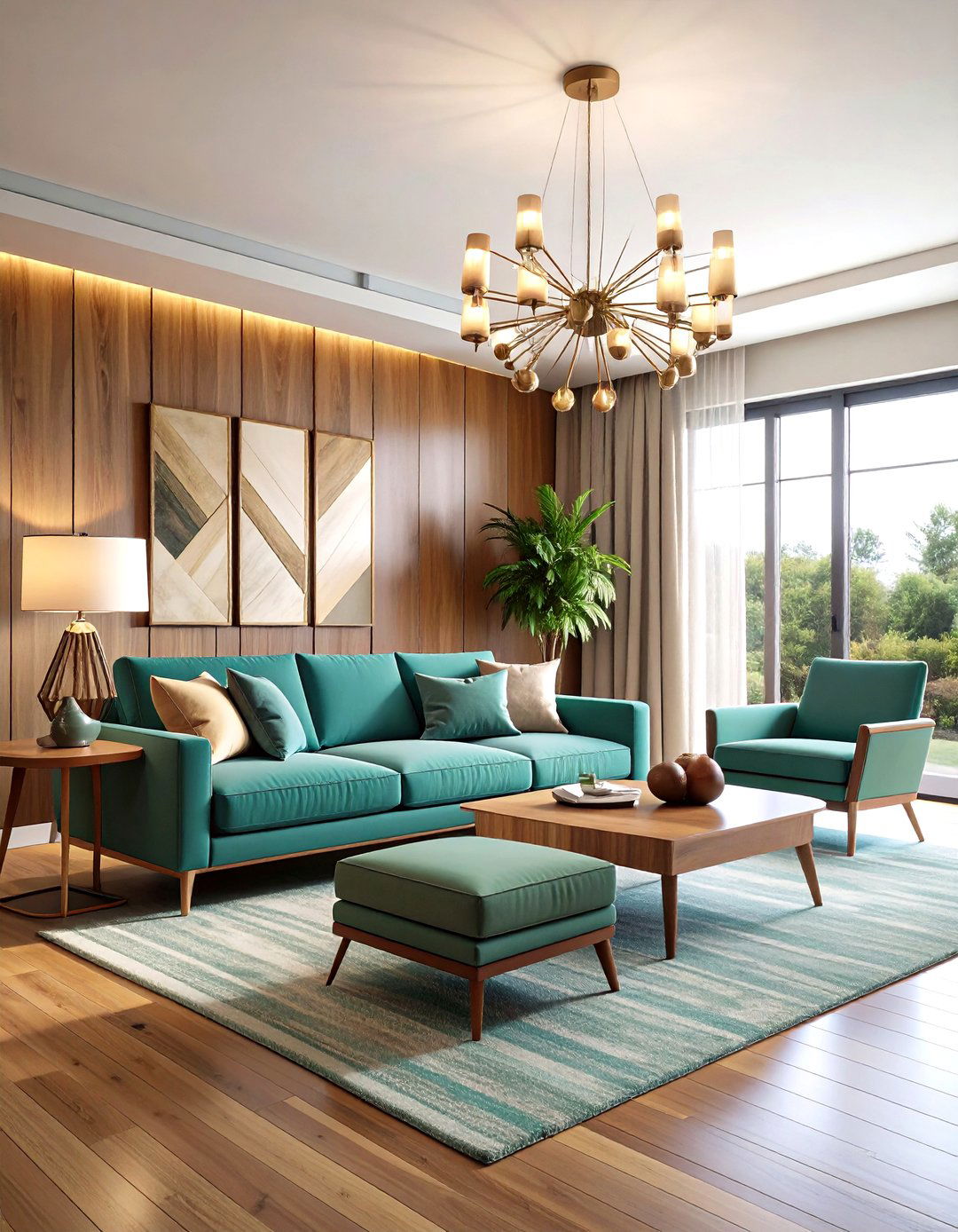 A Mid Century Modern Family Room - 30 family room decor ideas