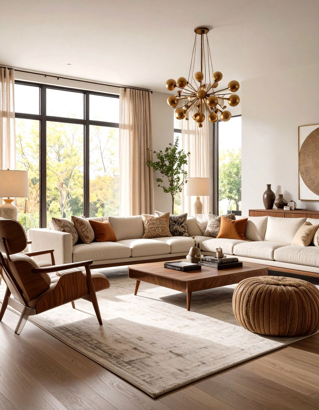 A Mid Century Modern Formal Living Room - 30 formal living room ideas