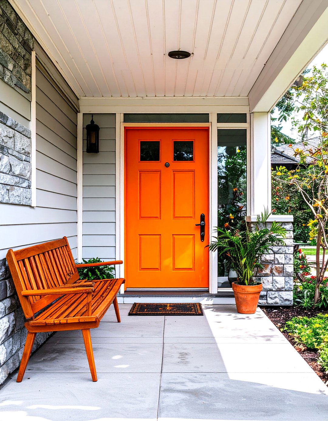 A Mid Century Modern Porch - 30 house front porch ideas