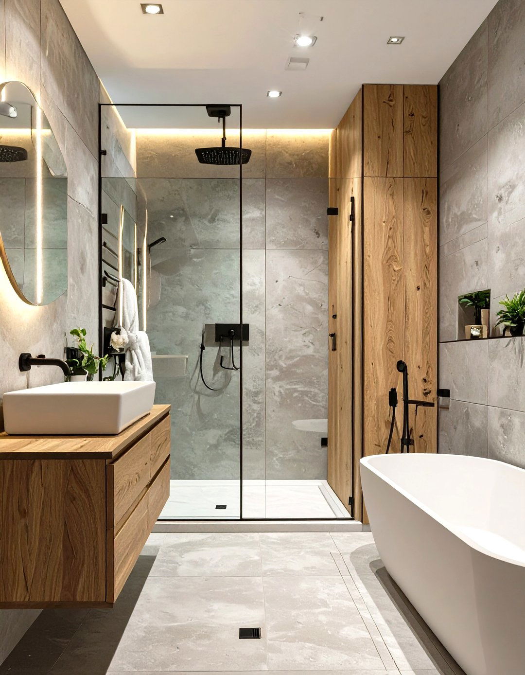 A Minimalist Bathroom Layout - 30 master bathroom layout ideas