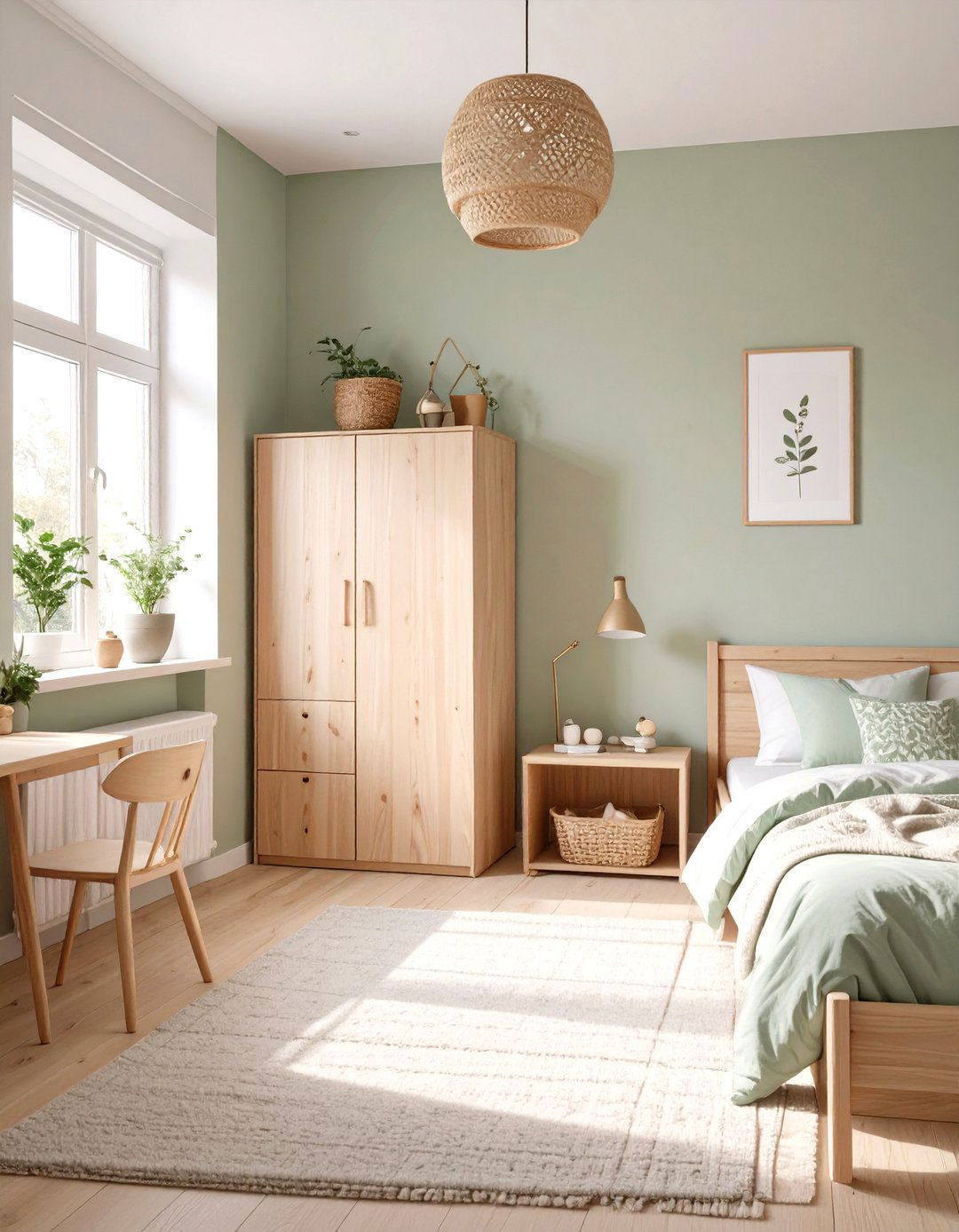 A Minimalist Bedroom with a Muted Color Palette - 30 tween girl bedroom ideas